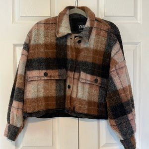 Zara plaid jacket